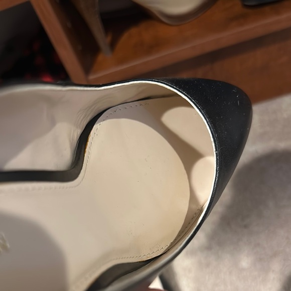 Cole Haan Black Leather Heels Timeless Elegance - Picture 3 of 8